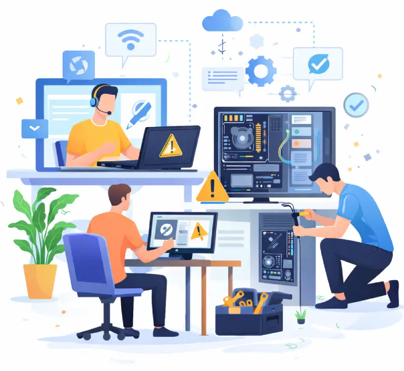 Instalaciones y Reparaciones de computadoras y laptops